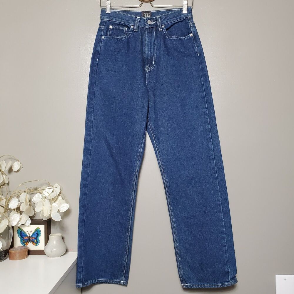 BDG Urban Outfitters Cowboy Jeans Womens Size 28 Blue Medium Wash High Rise